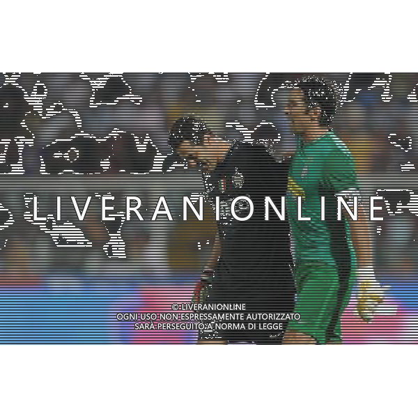 Inter - Juventus Trofeo TIM 2009 Pescara - 14.08.2009 Inter-Milan-Juventus Nella Foto: GIANLUIGI BUFFON-JULIO CESAR /Ph.Vitez-Ag. Aldo Liverani