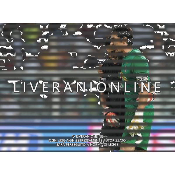 Inter - Juventus Trofeo TIM 2009 Pescara - 14.08.2009 Inter-Milan-Juventus Nella Foto: GIANLUIGI BUFFON-JULIO CESAR /Ph.Vitez-Ag. Aldo Liverani