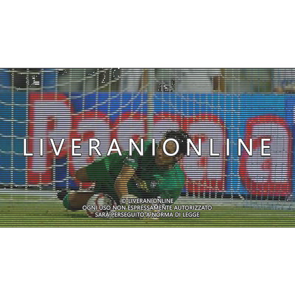 Inter - Juventus Trofeo TIM 2009 Pescara - 14.08.2009 Inter-Milan-Juventus Nella Foto: GIANLUIGI BUFFON PARA L\'ULTIMO RIGORE DI DAVIDE SANTON E DA LA VITTORIA ALLA JUVENTUS /Ph.Vitez-Ag. Aldo Liverani