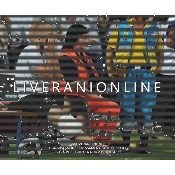 Inter - Juventus Trofeo TIM 2009 Pescara - 14.08.2009 Inter-Milan-Juventus Nella Foto: ESTEBAN CAMBIASSO INFORTUNATO /Ph.Vitez-Ag. Aldo Liverani