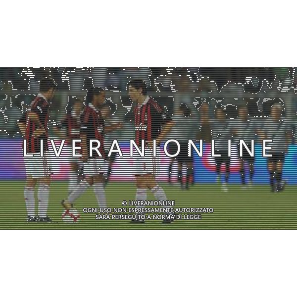 Milan - juventus Trofeo TIM 2009 Pescara - 14.08.2009 Inter-Milan-Juventus Nella Foto: DELUSIONE MILAN dopo il gol di AMAURI del 0-1 /Ph.Vitez-Ag. Aldo Liverani