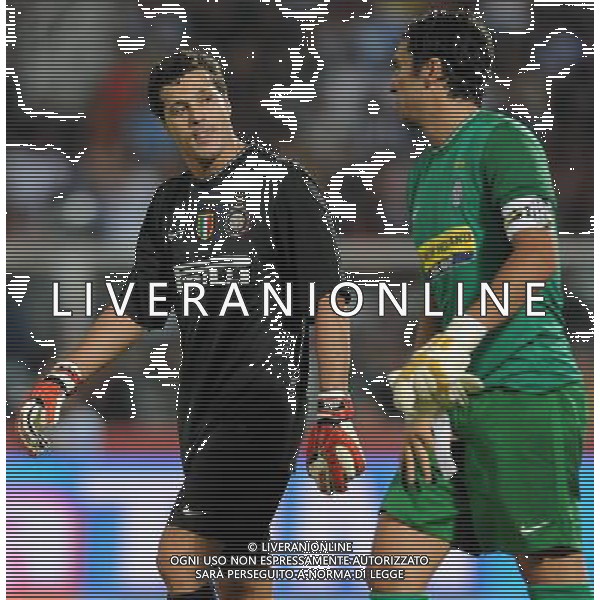 Trofeo TIM 2009 Pescara - 14.08.2009 Inter-Milan-Juventus Nella Foto:BUFFON GIANLUIGI-JULIO CESAR /Ph.Vitez-Ag. Aldo Liverani