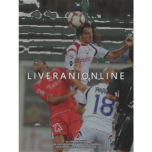Triestina - cagliari Coppa Italia Tim Cup 16/08/2009 nella foto Della Rocca e Astori ©Parisotto/Agenzia Aldo Liverani Sas