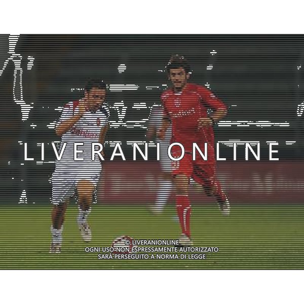 Triestina - cagliari Coppa Italia Tim Cup 16/08/2009 nella foto cossu e pani ©Parisotto/Agenzia Aldo Liverani Sas