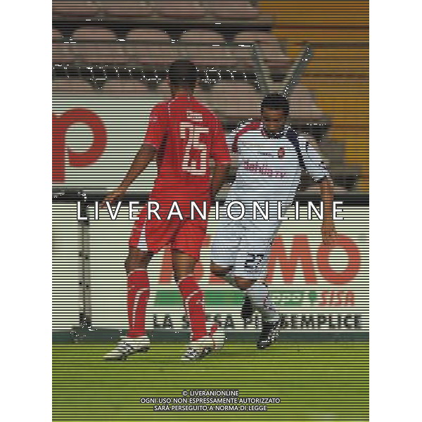 Triestina - cagliari Coppa Italia Tim Cup 16/08/2009 nella foto cossu e jedaias ©Parisotto/Agenzia Aldo Liverani Sas