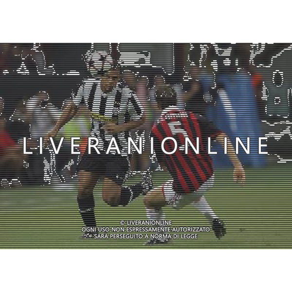 Milan - Juventus Trofeo Berlusconi 17/08/2009 nella foto felipe melo e flamini ©luzzani/Agenzia Aldo Liverani Sas