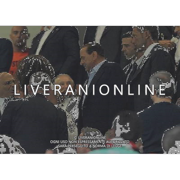 Trofeo Berlusoni Milano - 17.08.2009 Milan-Juventus Nella Foto:BERLUSCONI silvio in tribuna /Ph.Vitez-Ag. Aldo Liverani