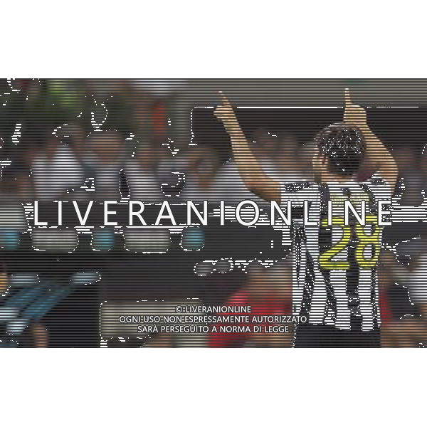 Milan - Juventus Trofeo Berlusconi 17/08/2009 nella foto esultanza dopo il gol di diego del 0-1 ©luzzani/Agenzia Aldo Liverani Sas