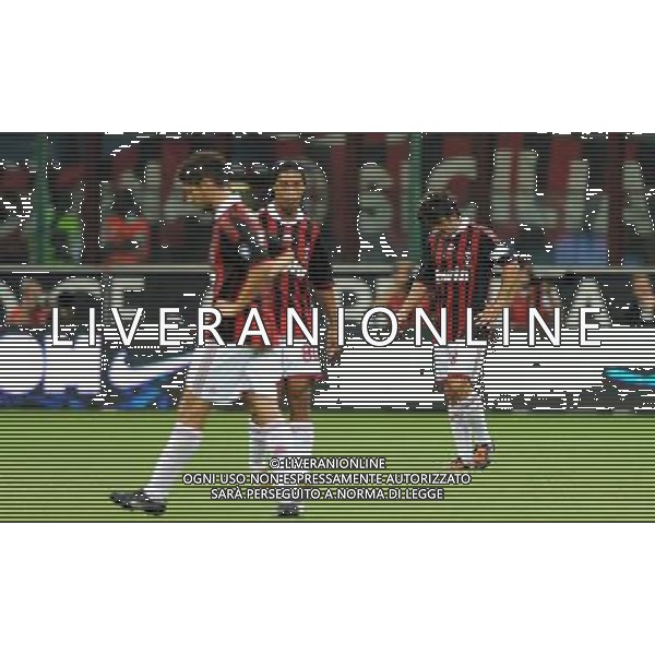 Trofeo Berlusoni Milano - 17.08.2009 Milan-Juventus Nella Foto:LA DELUSIONE DI GENNAO GATTUSO E RONALDINHO /Ph.Vitez-Ag. Aldo Liverani