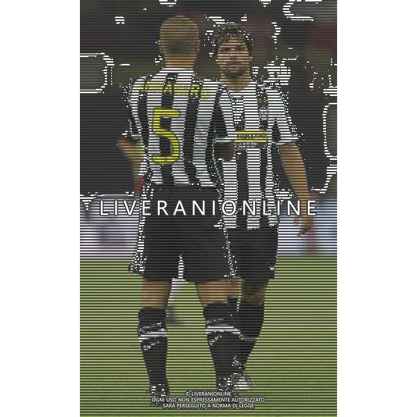 Milan - Juventus Trofeo Berlusconi 17/08/2009 nella foto diego e fabio cannavaro ©luzzani/Agenzia Aldo Liverani Sas