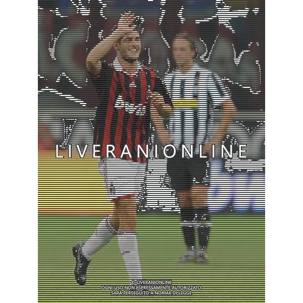 Trofeo Berlusoni Milano - 17.08.2009 Milan-Juventus Nella Foto: esultanza dopo il gol del pareggio di alexandre PATO del 1-1 /Ph.Vitez-Ag. Aldo Liverani