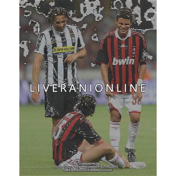 Trofeo Berlusoni Milano - 17.08.2009 Milan-Juventus Nella Foto:THIAGO SILVA-AMAURI-NESTA /Ph.Vitez-Ag. Aldo Liverani