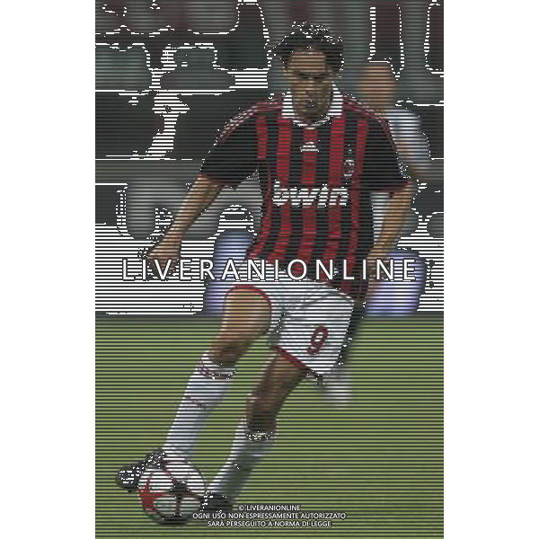 Milano 17-08-2009 Trofeo Luigi Berlusconi 2009 milan-juventus nella foto filippo inzaghi ph marco luzzani/ag aldo liverani s.a.s.