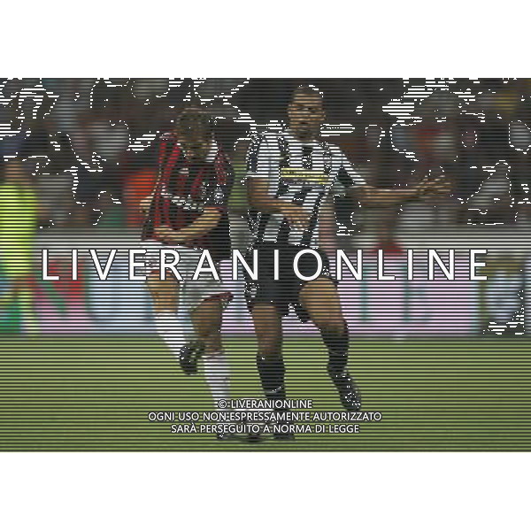 Milano 17-08-2009 Trofeo Luigi Berlusconi 2009 milan-juventus nella foto mathieu flamini e felipe melo ph marco luzzani/ag aldo liverani s.a.s.