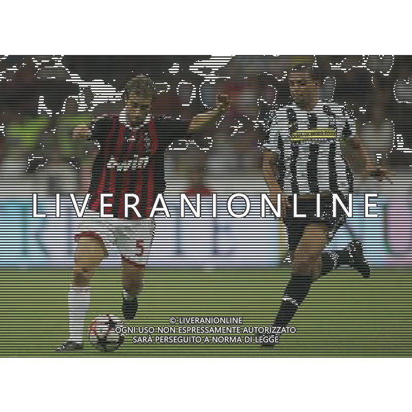 Milano 17-08-2009 Trofeo Luigi Berlusconi 2009 milan-juventus nella foto mathieu flamini e felipe melo ph marco luzzani/ag aldo liverani s.a.s.