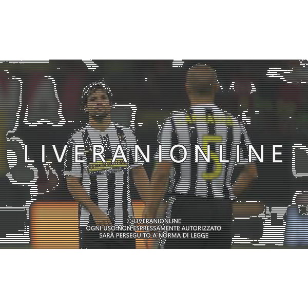 Milano 17-08-2009 Trofeo Luigi Berlusconi 2009 milan-juventus nella foto diego e fabio cannavaro ph marco luzzani/ag aldo liverani s.a.s.