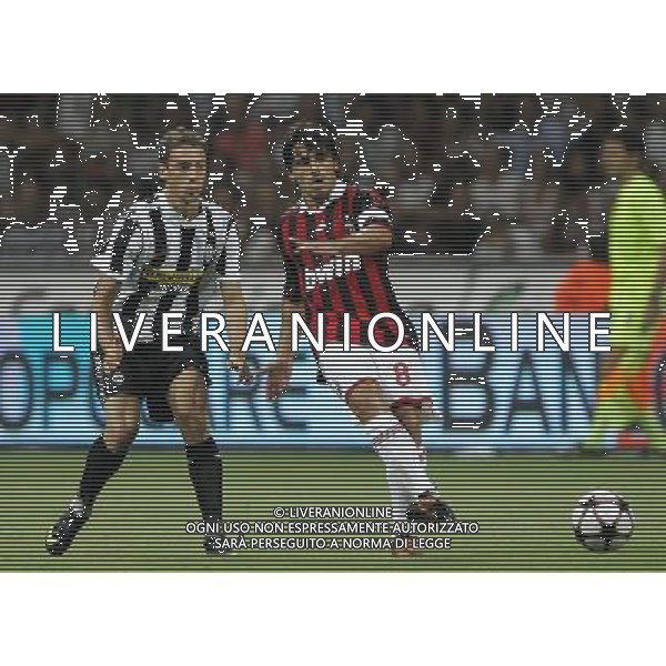 Milano 17-08-2009 Trofeo Luigi Berlusconi 2009 milan-juventus nella foto gennaro gattuso e claudio marchisio ph marco luzzani/ag aldo liverani s.a.s.