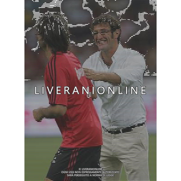 Milano 17-08-2009 Trofeo Luigi Berlusconi 2009 milan-juventus nella foto ciro ferrara e valerio fiori ph marco luzzani/ag aldo liverani s.a.s.