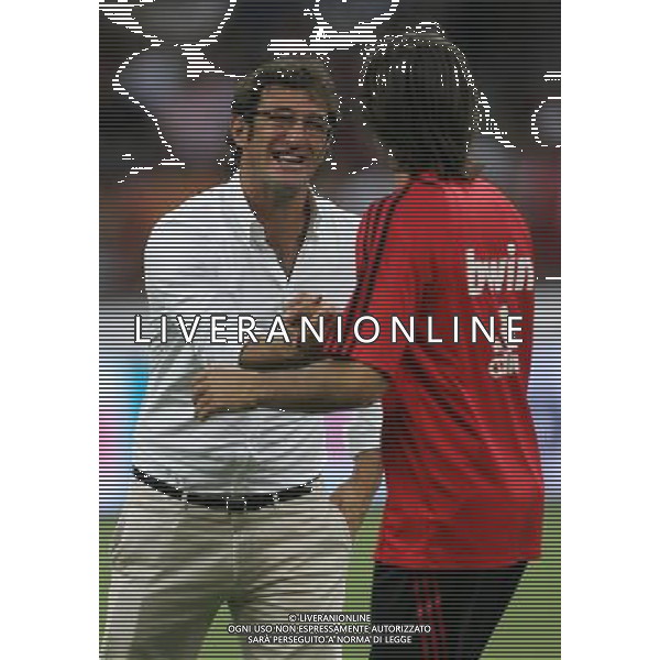 Milano 17-08-2009 Trofeo Luigi Berlusconi 2009 milan-juventus nella foto ciro ferrara e valerio fiori ph marco luzzani/ag aldo liverani s.a.s.