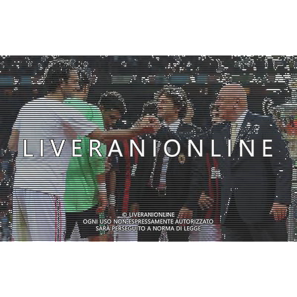 Trofeo Berlusoni Milano - 17.08.2009 Milan-Juventus Nella Foto:GALLIANI ADRIANO-NESTA /Ph.Vitez-Ag. Aldo Liverani