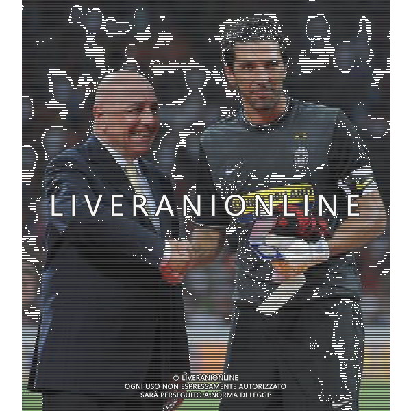 Trofeo Berlusoni Milano - 17.08.2009 Milan-Juventus Nella Foto:GALLINI ADRIANO-BUFFON GIANLUIGI /Ph.Vitez-Ag. Aldo Liverani