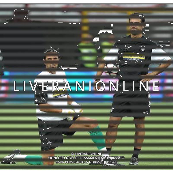 Trofeo Berlusoni Milano - 17.08.2009 Milan-Juventus Nella Foto:BUFFON GIANLUIGI-RAMPULLA MICHELANGELO /Ph.Vitez-Ag. Aldo Liverani