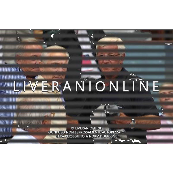 20-08-2009 Genova Europa Leauge 2009/2010 Sport-Calcio Genoa Odense Europa Leauge 2009/2010 Nella foto: marcello lippi e bagnoli osvaldo ag aldo liverani 