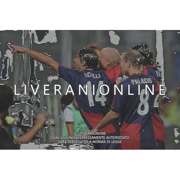 20-08-2009 Genova Genoa Odense Europa Leauge 2009/2010 Nella foto: Esultanza di Figueroa dopo il gol ag aldo liverani 