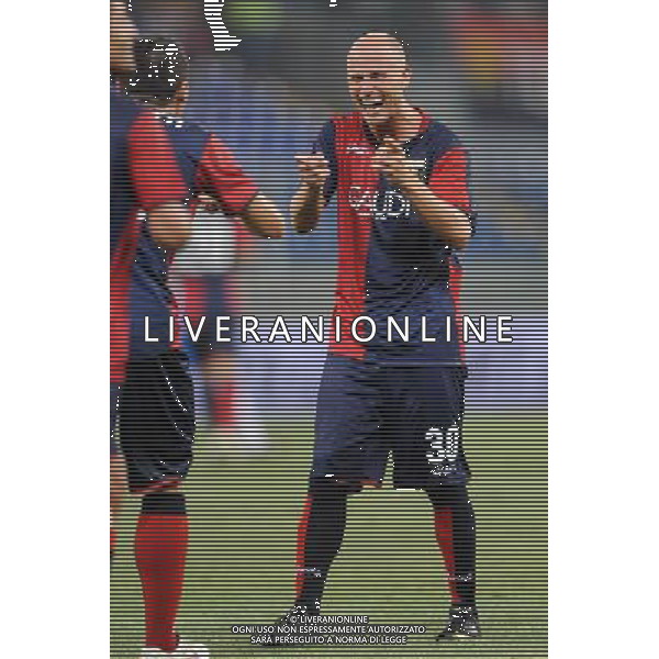 20-08-2009 Genova Genoa Odense Europa Leauge 2009/2010 Nella foto: Esultanza di Figueroa dopo il gol ag aldo liverani 