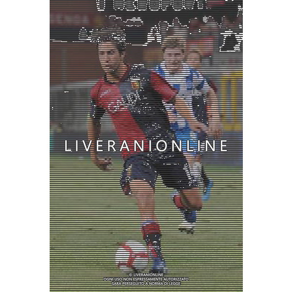 20-08-2009 Genova Sport-Calcio Genoa Odense Europa Leauge 2009/2010 Nella foto: Sculli Giuseppe ag aldo liverani 