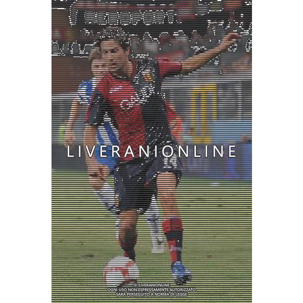 20-08-2009 Genova Sport-Calcio Genoa Odense Europa Leauge 2009/2010 Nella foto: Sculli Giuseppe ag aldo liverani 