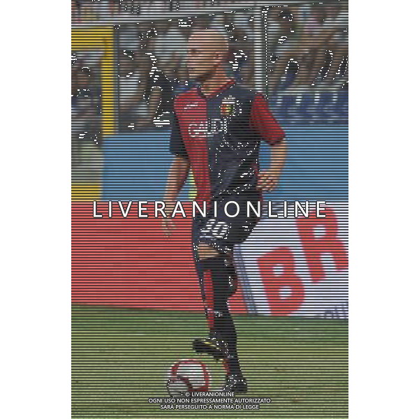 20-08-2009 Genova Sport-Calcio Genoa Odense Europa Leauge 2009/2010 Nella foto: Figueroa lucio ag aldo liverani 