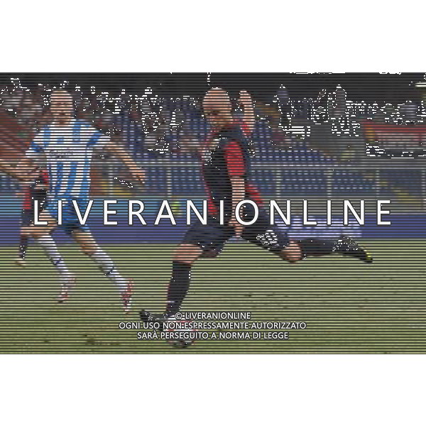 20-08-2009 Genova Sport-Calcio Genoa Odense Europa Leauge 2009/2010 Nella foto: Figueroa lucio ag aldo liverani 