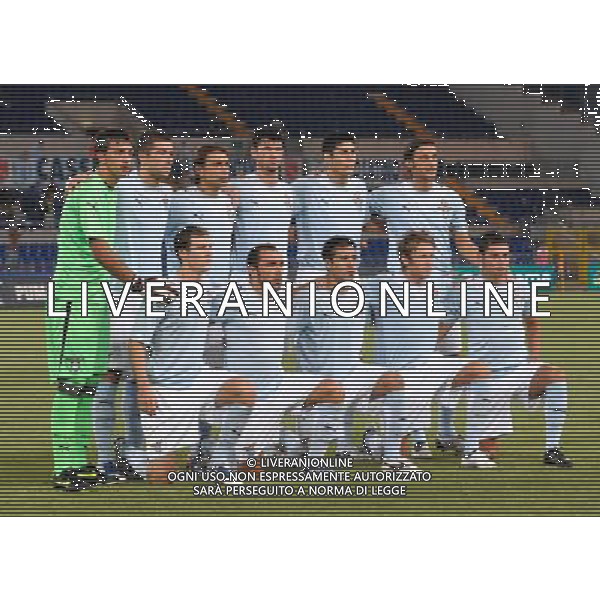 Roma - Stadio Olimpico - 20/08/2009 - Preliminari UEFA EUROPA LEAGUE - SS Lazio vs Elfborg- nella foto: FORMAZIONE LAZIO 2009/10 ph. Corradetti / ag. Aldo LIVERANI