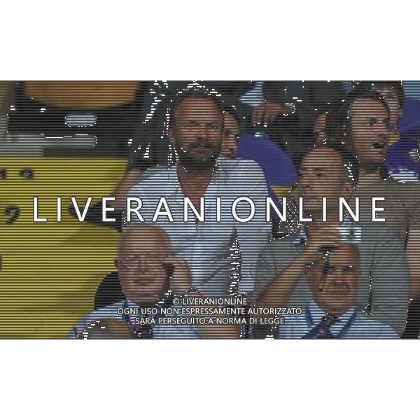 Champions League 2009/2010 Turno Preliminare Ritorno Firenze - 26.08.2009 Fiorentina-Sporting Lisbona Nella Foto: il cantante STING in tribuna /Ph.Vitez-Ag. Aldo Liverani
