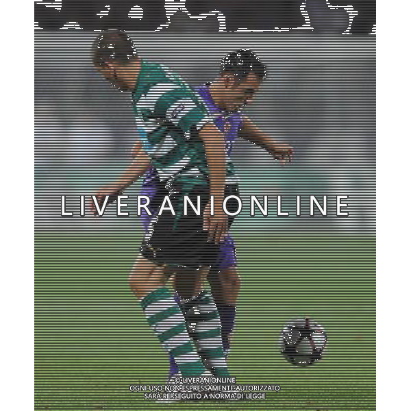 Champions League 2009/2010 Turno Preliminare Ritorno Firenze - 26.08.2009 Fiorentina-Sporting Lisbona Nella Foto: marco MARCHIONNI-PEDRO SILVA /Ph.Vitez-Ag. Aldo Liverani