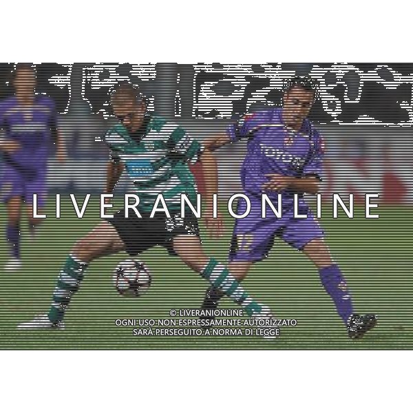 Champions League 2009/2010 Turno Preliminare Ritorno Firenze - 26.08.2009 Fiorentina-Sporting Lisbona Nella Foto: marco MARCHIONNI-ANDRE MARQUES /Ph.Vitez-Ag. Aldo Liverani