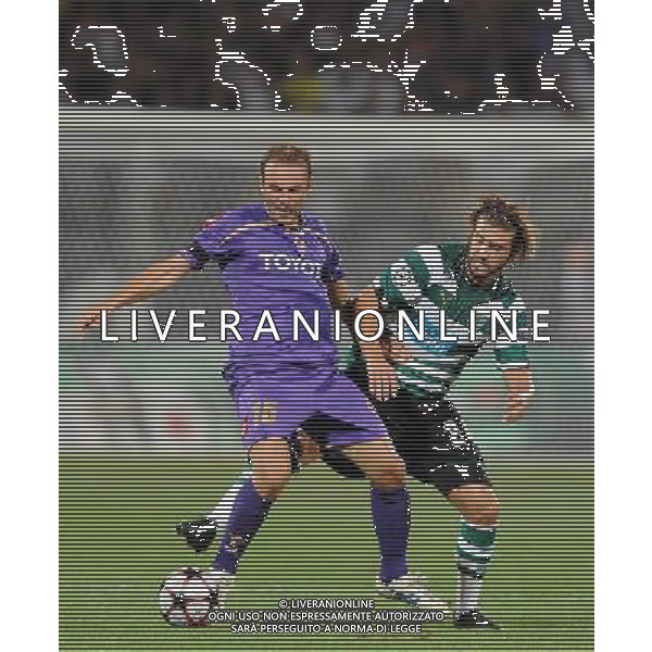 Champions League 2009/2010 Turno Preliminare Ritorno Firenze - 26.08.2009 Fiorentina-Sporting Lisbona Nella Foto: cristiano ZANETTI-VELOSO /Ph.Vitez-Ag. Aldo Liverani