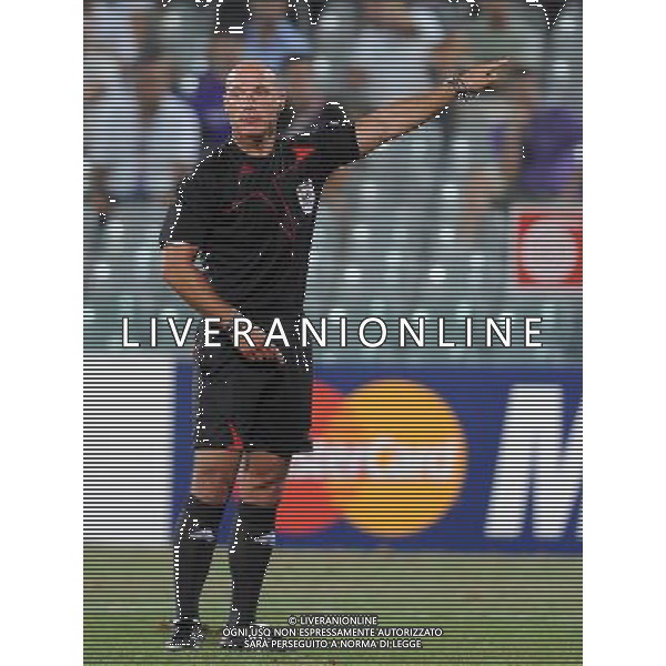 Champions League 2009/2010 Turno Preliminare Ritorno Firenze - 26.08.2009 Fiorentina-Sporting Lisbona Nella Foto: ARBITRO WEBB /Ph.Vitez-Ag. Aldo Liverani