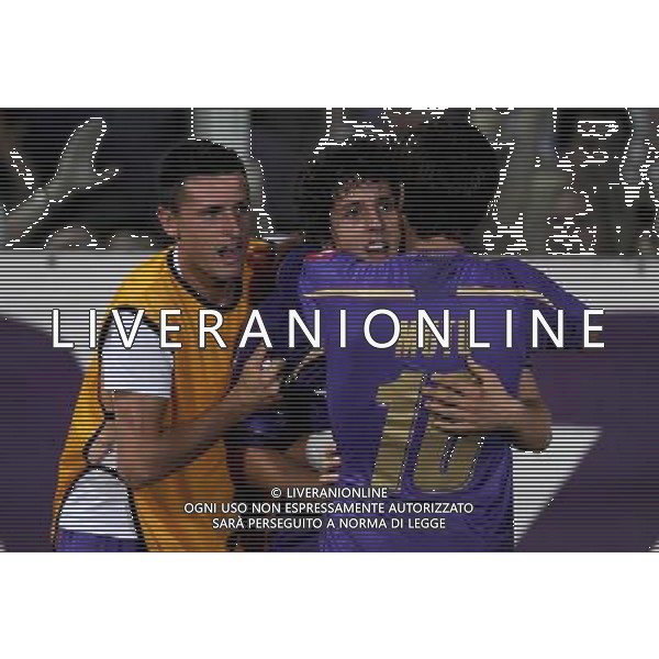 Champions League 2009/2010 Turno Preliminare Ritorno Firenze - 26.08.2009 Fiorentina-Sporting Lisbona Nella Foto: ESULTANZA DOPO IL GOL DEL PAREGGIO DI Stevan JOVETIC /Ph.Vitez-Ag. Aldo Liverani