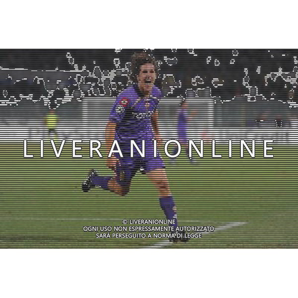 Champions League 2009/2010 Turno Preliminare Ritorno Firenze - 26.08.2009 Fiorentina-Sporting Lisbona Nella Foto: ESULTANZA DOPO IL GOL DEL PAREGGIO DI Stevan JOVETIC /Ph.Vitez-Ag. Aldo Liverani