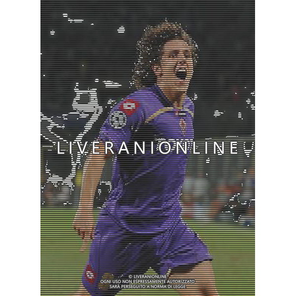 Champions League 2009/2010 Turno Preliminare Ritorno Firenze - 26.08.2009 Fiorentina-Sporting Lisbona Nella Foto: ESULTANZA DOPO IL GOL DEL PAREGGIO DI Stevan JOVETIC /Ph.Vitez-Ag. Aldo Liverani
