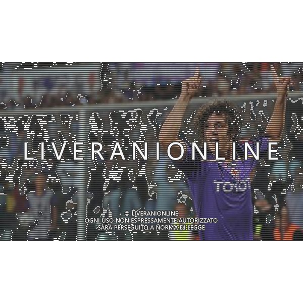 Champions League 2009/2010 Turno Preliminare Ritorno Firenze - 26.08.2009 Fiorentina-Sporting Lisbona Nella Foto: ESULTANZA DOPO IL GOL DEL PAREGGIO DI Stevan JOVETIC /Ph.Vitez-Ag. Aldo Liverani