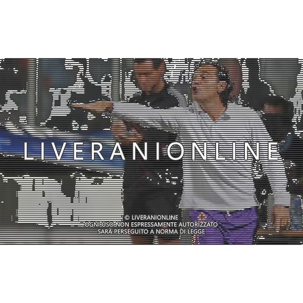 Champions League 2009/2010 Turno Preliminare Ritorno Firenze - 26.08.2009 Fiorentina-Sporting Lisbona Nella Foto:PRANDELLI CESARE /Ph.Vitez-Ag. Aldo Liverani