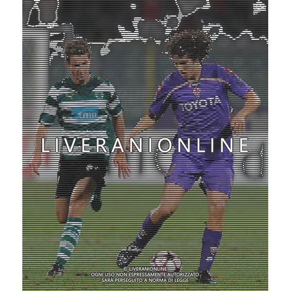 Champions League 2009/2010 Turno Preliminare Ritorno Firenze - 26.08.2009 Fiorentina-Sporting Lisbona Nella Foto:JOVETIC STEVEN /Ph.Vitez-Ag. Aldo Liverani