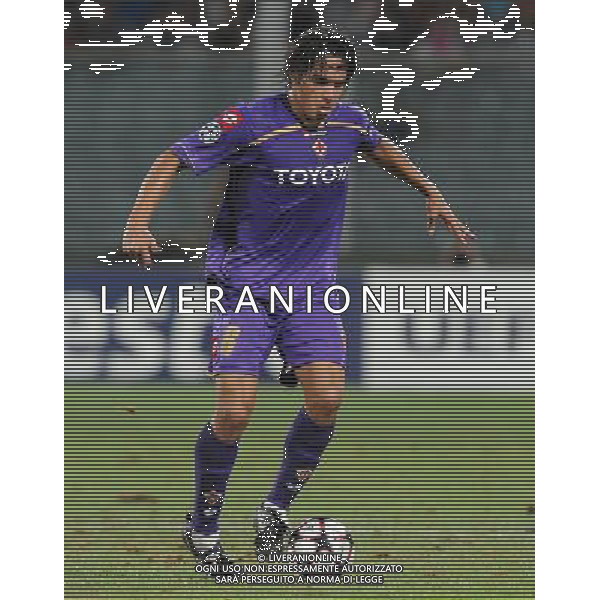 Champions League 2009/2010 Turno Preliminare Ritorno Firenze - 26.08.2009 Fiorentina-Sporting Lisbona Nella Foto:VARGAS JUAN MANUEL /Ph.Vitez-Ag. Aldo Liverani