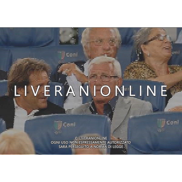 As Roma vs MFK Kosice - 27/08/2009 - Stadio Olimpico - Uefa Europa League ritorno preliminari - nella foto: Marcello Lippi in tribuna ph. Corradetti / ag. Aldo LIVERANI