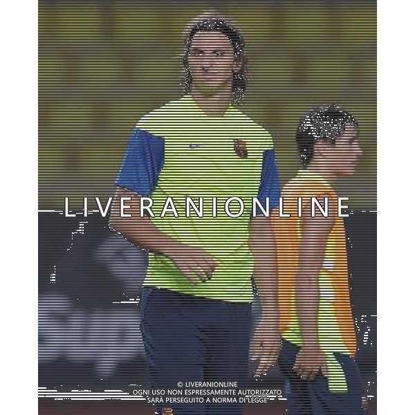Supercoppa Europea 2009 Montecarlo - 27.08.2009 Allenamento Barcellona Nella Foto:IBRAHIMOVIC ZLATAN /Ph.Vitez-Ag. Aldo Liverani