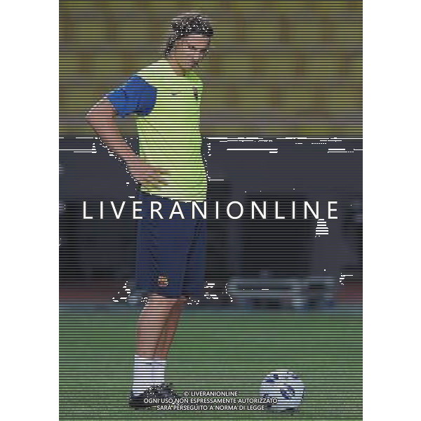 Supercoppa Europea 2009 Montecarlo - 27.08.2009 Allenamento Barcellona Nella Foto:IBRAHIMOVIC ZLATAN /Ph.Vitez-Ag. Aldo Liverani