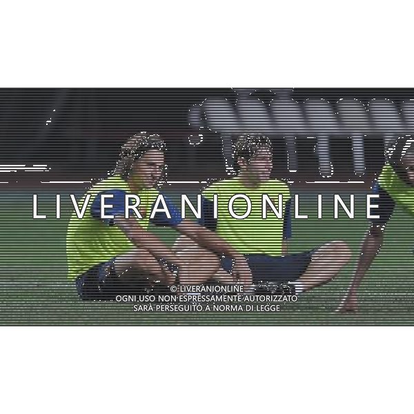 Supercoppa Europea 2009 Montecarlo - 27.08.2009 Allenamento Barcellona Nella Foto: ZLATAN IBRAHIMOVIC-MAXWELL /Ph.Vitez-Ag. Aldo Liverani